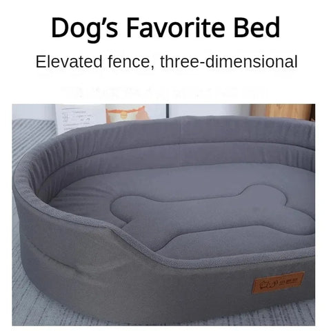 Fluffy Dog Cushion Bed