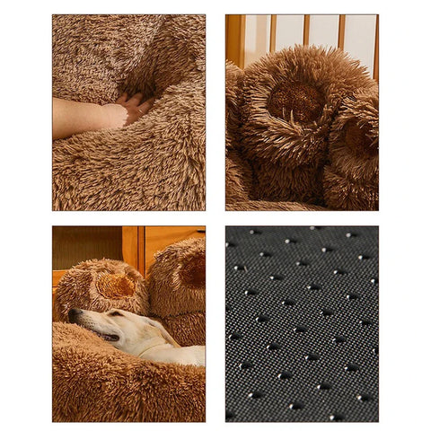 Plush Pet Sofa Bed for Small to Large Dogs