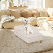 Nordic Elevated Pet Bed with Waterproof Cozy Pad