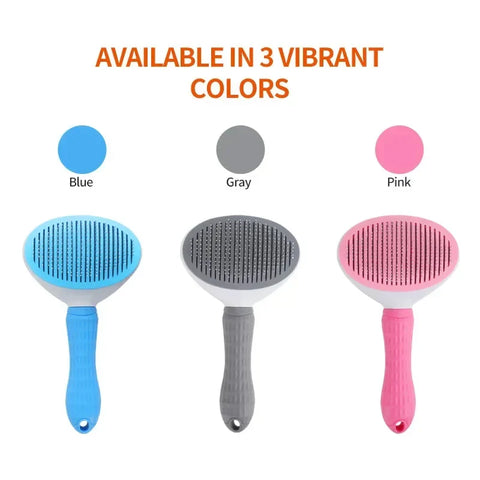 Stainless Steel Pet Grooming Brush & Dog Comb